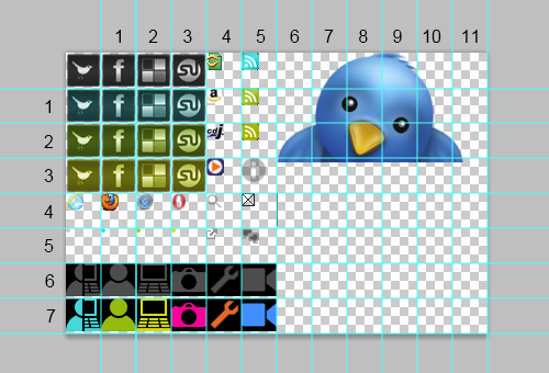 Editing sprite in photoshop